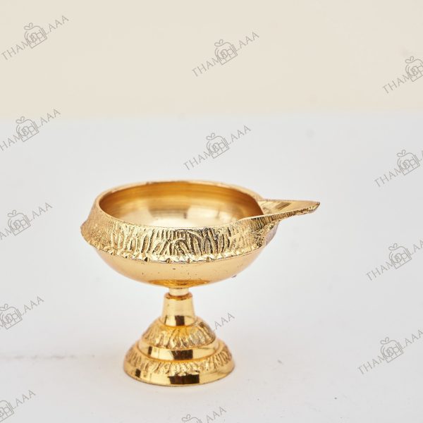 Brass Agal diya with stand