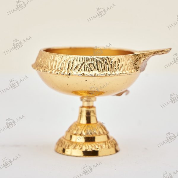 Brass Agal diya with stand