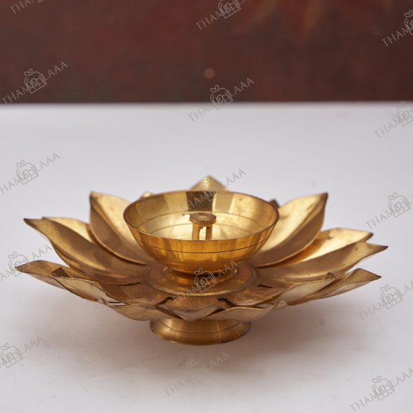 Brass Lotus Diya