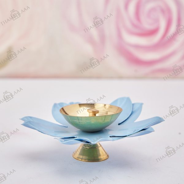 Brass Lotus diya