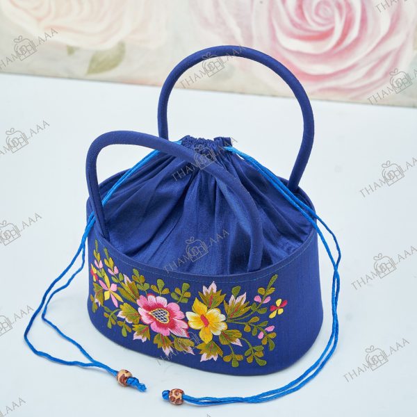 Embroidery basket Potli Medium