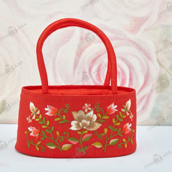 Embroidery basket Potli Medium