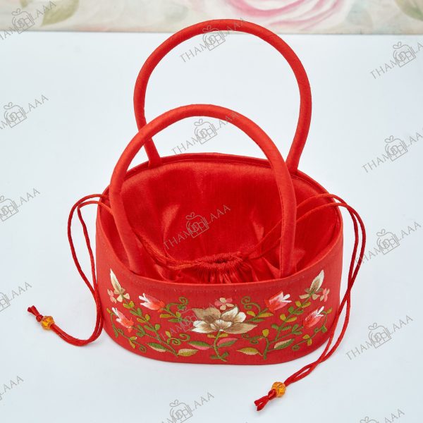 Embroidery basket Potli Medium