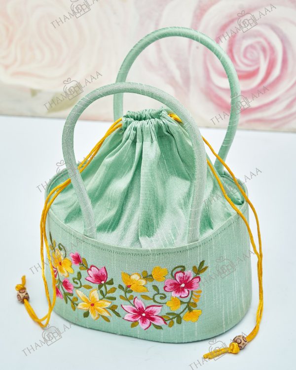 Embroidery basket Potli Small