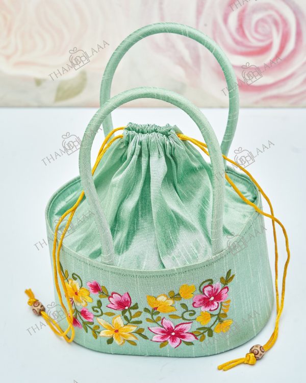 Embroidery basket Potli Small