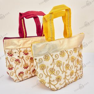 Embroidery Short hand bag