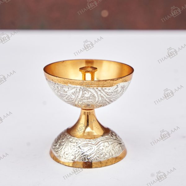 German silver diya