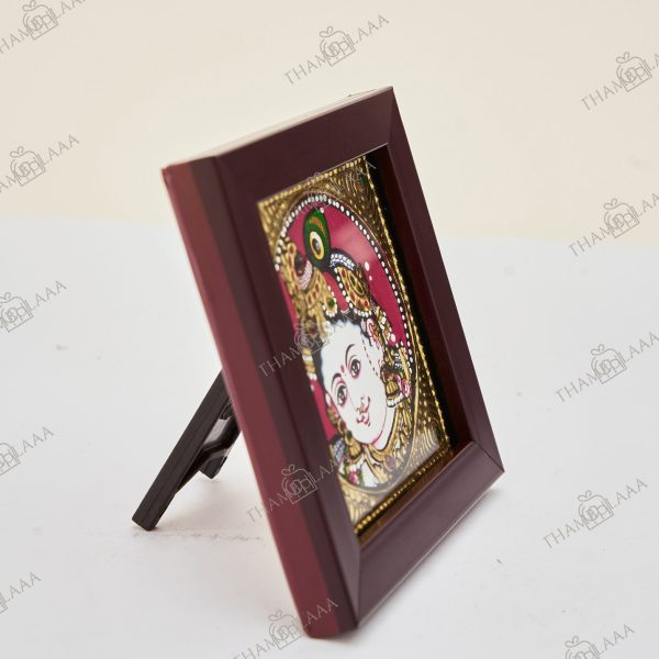 Original Tanjore art Krishna Frame