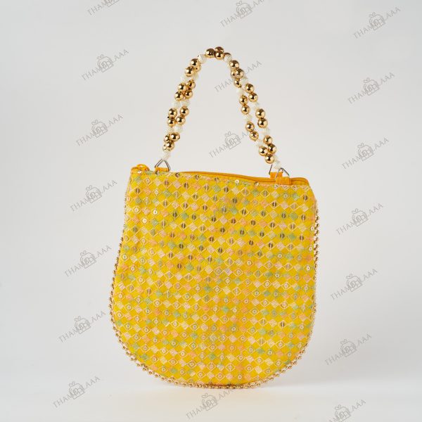 Embroidery sequins potli bag