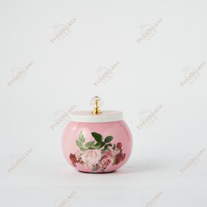 Iron Floral Nuts jar