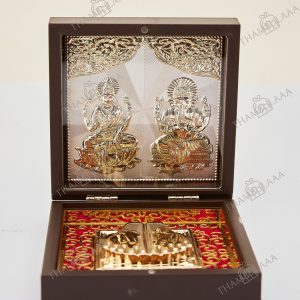 999 silverLakshmi Ganesh Padham box