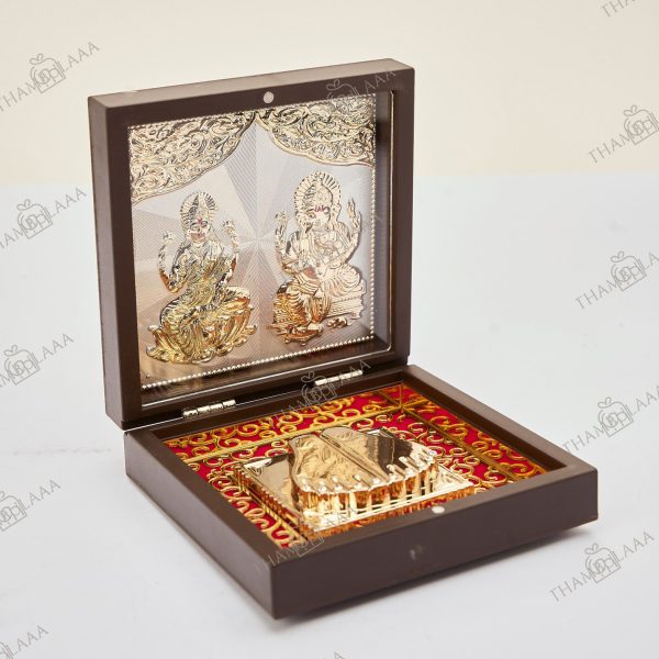 999 silverLakshmi Ganesh Padham box