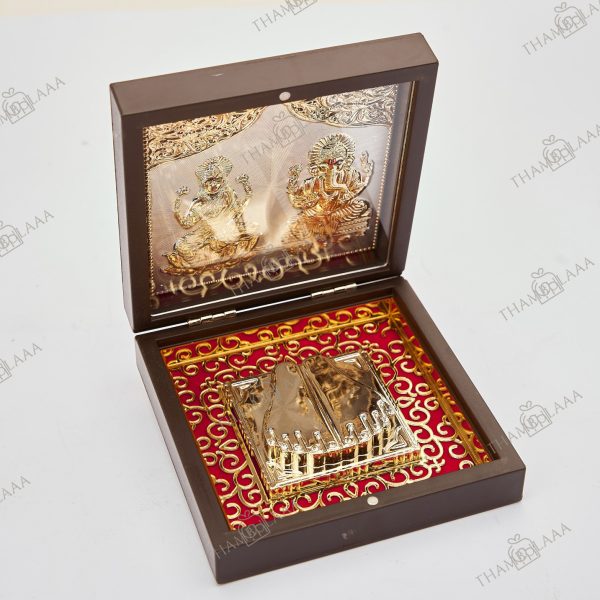 999 silverLakshmi Ganesh Padham box