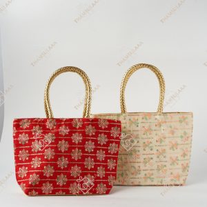 Embroidery Sequins Short hand bag