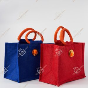 Round handle jute bag