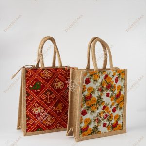 Kalamkari jute bag