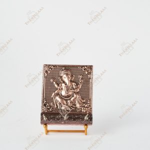 Rose gold ganesh key holder