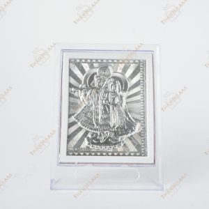 999 silver Radha Krishna frame