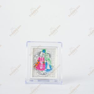 999 silver Radha Krishna color frame