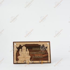 Wooden ganesh key holder