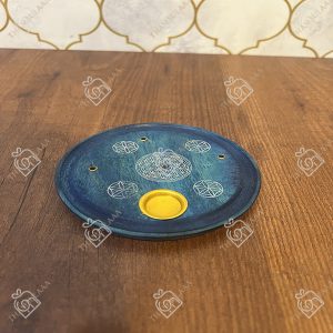 Wooden Agarpathi Stand Round