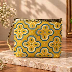 COSMETIC PRINTED PURSE 8x6 INCH